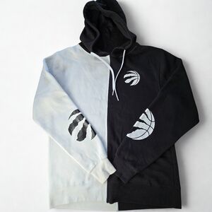 NBA Black and White Split Hoodie